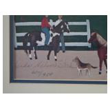 Framed Artwork / Lithograph - Linda Nelson Stocks, Signed & Numbered