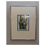 Framed Artwork / Watercolor, Signed