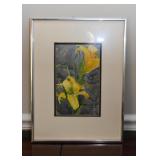 Framed Artwork / Watercolor, Signed