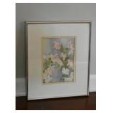 Framed Botanical Artwork / Watercolor