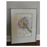 Framed Botanical Artwork / Watercolor