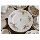 Royal Albert China Set (England) - Moss Rose Pattern