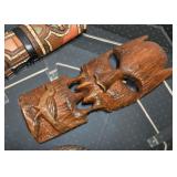 African Wood Carved Masks