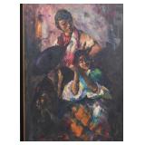 Oil Painting - Signed & Dated on Back