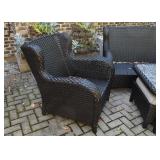 Outdoor / Patio Furniture - Settee, 2 Chairs, Cocktail Table and 2 Ottomans