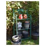 Metal Garden Rack / Shelf, Planters