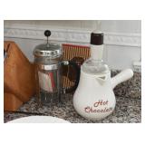 French Press, Hot Chocolate Maker