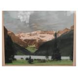 Framed Original Artwork (Lake Louise)