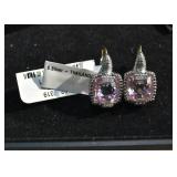 Judith Ripka Sterling Silver Earrings (New with Tags)