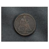 1886 Seated Liberty Dime