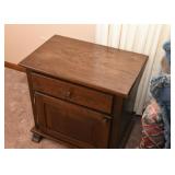 Nice Wood Side Table / Cabinet