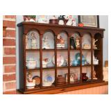 Curio Display Shelf (there are 2 of these), Music Boxes, Collectibles, Figurines, Teacups, Etc.
