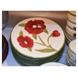 Red Poppy Dinnerware / Dishes by Ambiance