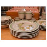 Vintage Yamaka Cupboard Craft Stoneware Dinnerware / Dishes
