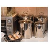 Stainless Steel Kitchen Canisters