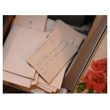 Ephemera - Old Letters, Etc.