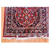 Persian Kashan Carpet / Rug Runner (approx. 9