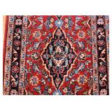 Persian Kashan Carpet / Rug Runner (approx. 9