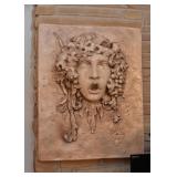 Large Ceramic Relief Wall Plaque