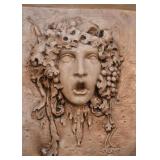 Large Ceramic Relief Wall Plaque