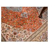 Persian Tabas Carpet / Rug with Animals (approx. 11