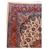 Persian Iranian Isfahan Carpet / Rug (approx. 5