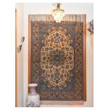 Persian Iranian Isfahan Carpet / Rug (approx. 5