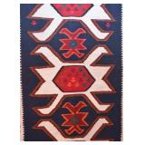 Mexican Woven Area Rug (approx. 5