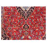 Persian Iranian Kashan Carpet / Rug, Signed (approx. 7