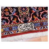 Persian Iranian Kashan Carpet / Rug, Signed (approx. 7