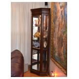 Lighted Corner Display Cabinet / Etegere