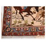 Persian Ishfahan Pictorial Carpet / Rug (approx. 5