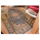 Persian Nain Carpet / Rug (approx. 9