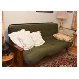 Wood Futon with Cushion / Mattress