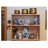 Chinese Blue & White Porcelain / Pottery, Ceramic Mudman, Dutch Figures