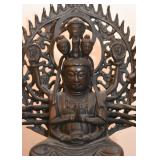 Metal Maha Cundi Mother Guan Yin Buddha Statue