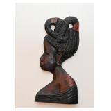 Wood Carved African Wall Hanging
