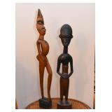 Wood Carved African Statues
