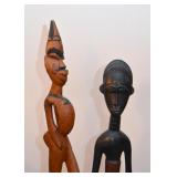 Wood Carved African Statues