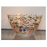 Hand Painted Glass Bowl