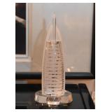Dubai Building Art Glass Figure