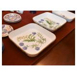 Pair of Spode "Stafford Flowers" Casseroles / Baking Dishes