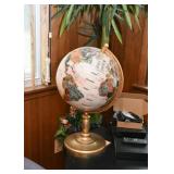 Desk Globe with Semi-Precious Stones