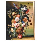 Framed Persian Tabriz Carpet Artwork / Wall Hanging