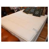 Queen Size Beautyrest Mattress & Box Spring, Throw Pillows