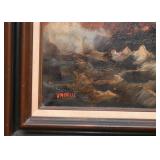 Oil Painting, Signed (Ships)
