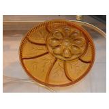 Vintage Glass Appetizer / Serving Platter