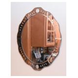 Etched Wall Mirror