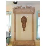 Architectural Element - Pediment, Columns & Base (there are 2 of these, each approx. 9