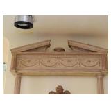Architectural Element - Pediment, Columns & Base (there are 2 of these, each approx. 9